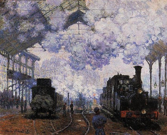 Claude Monet Arrival of a Train